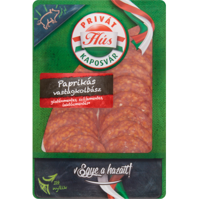 Privát Hús szeletelt paprikás vastagkolbász 60 g