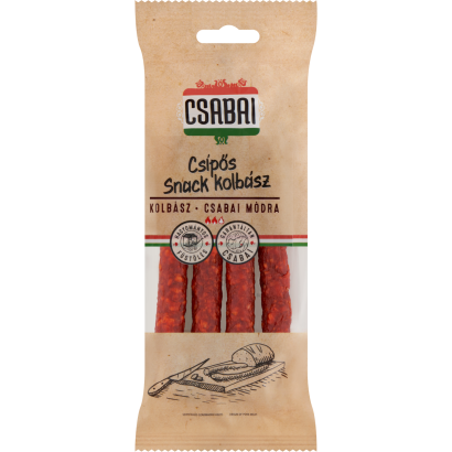 Csabai csípős snack kolbász 100 g