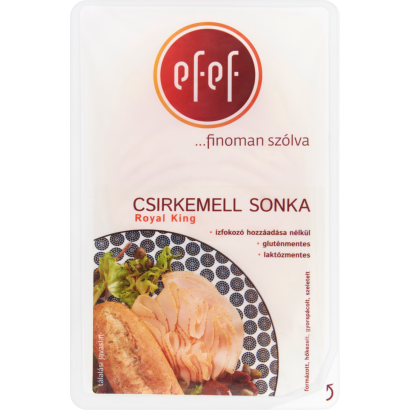 eFeF Royal King szeletelt csirkemell sonka 100 g