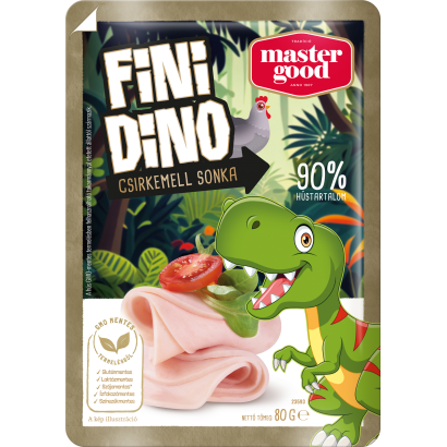 Master Good Fini Dino szeletelt csirkemell sonka 80 g