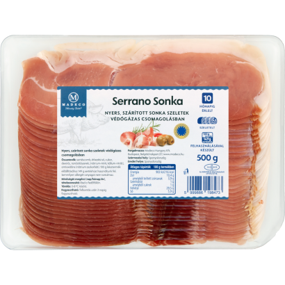 Madeco szeletelt Serrano sonka 500 g