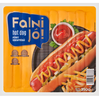 Falni Jó! füst ízesítésű hot-dog 350 g