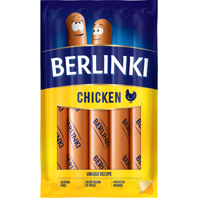 Berlinki füstölt, főtt, csirke virsli 250 g
