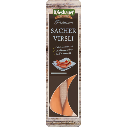 Wiesbauer Prémium Sacher sertés virsli 320 g