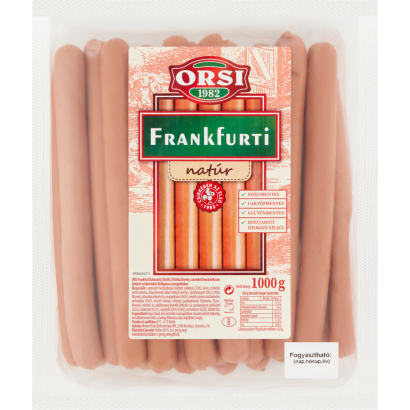 Orsi natúr frankfurti 1000 g
