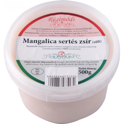 Régimódi mangalica sertés zsír 500 g