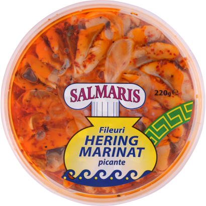 Marinált pikáns heringfilé 220 g