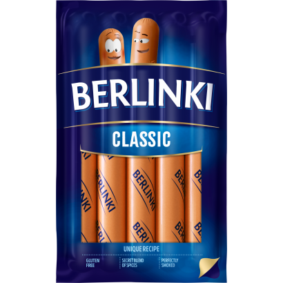 Berlinki classic füstölt sertés virsli 250 g