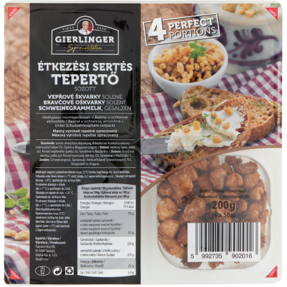 Gierlinger sózott étkezési sertés tepertő 4 x 50 g (200 g)
