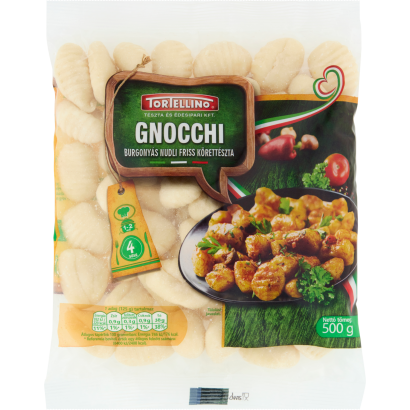Tortellino gnocchi burgonyás nudli friss körettészta 500 g