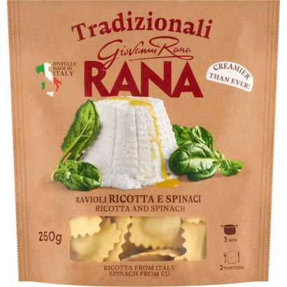Giovanni Rana friss tojásos tészta ricottás és spenótos töltelékkel 250 g