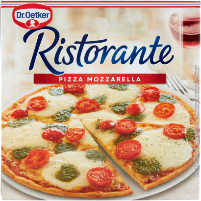 Dr. Oetker Ristorante Pizza Mozzarella gyorsfagyasztott pizza mozzarella sajttal 355 g
