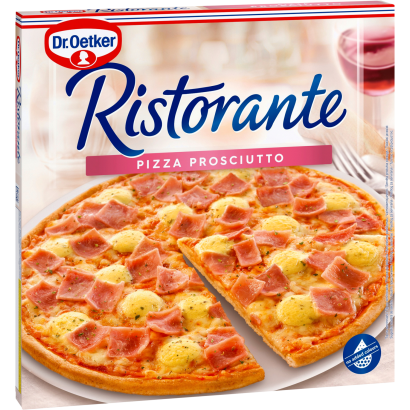 Dr. Oetker Ristorante Pizza Prosciutto gyorsfagyasztott pizza sonkával és sajttal 340 g