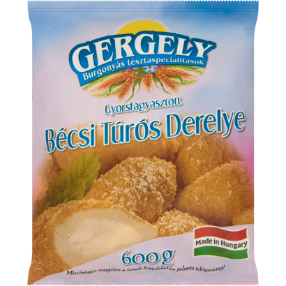 Gergely gyorsfagyasztott túrós derelye 600 g