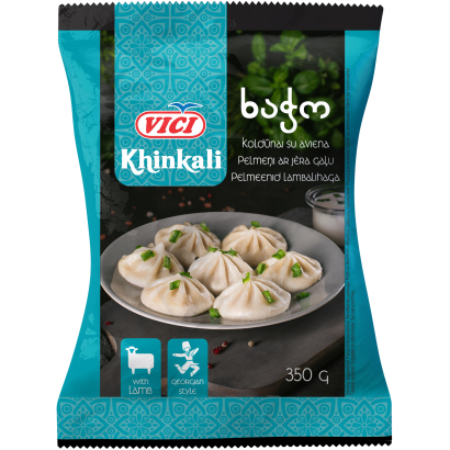VICI Khinkali bárány és marhahússal töltött előfőzött gombóc 350 g