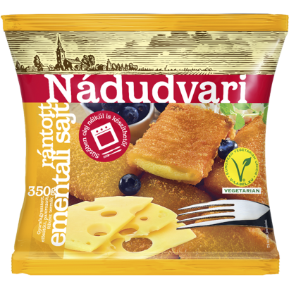 Nádudvari gyorsfagyasztott rántott ementáli sajt 350 g
