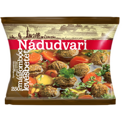 Nádudvari gyorsfagyasztott májgombóc levesbetét 250 g
