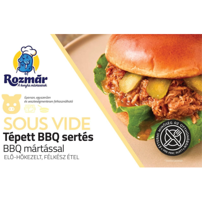 Sous Vide tépett sertés BBQ 600 g
