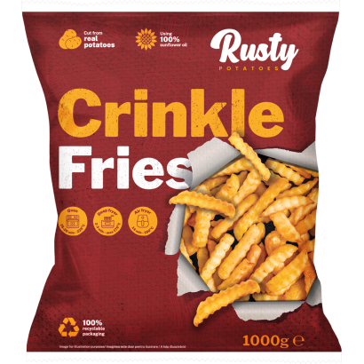 Rusty Crinkle hasábburgonya 1 kg