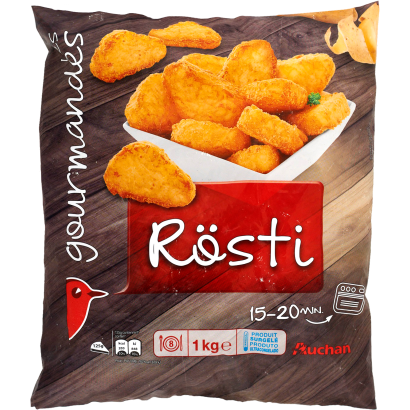Auchan Kedvenc Röszti burgonya gyorsfagyasztott 1000 g
