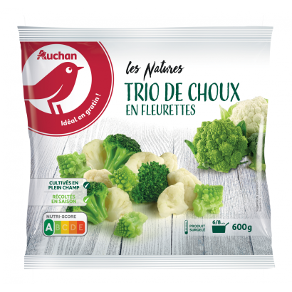 Auchan Kedvenc karfiol trió 600 g