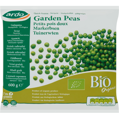 Ardo Bio gyorsfagyasztott zöldborsó 600 g
