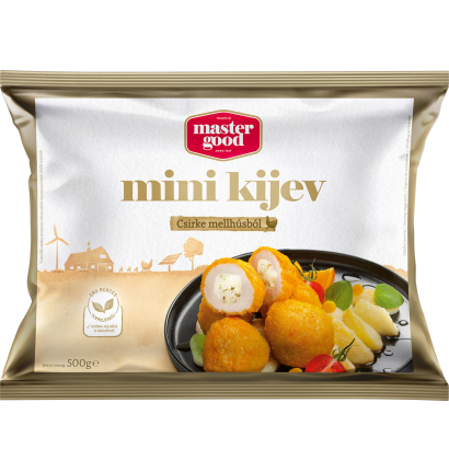 Master Good Mini Kijev gyorsfagyasztott készre sütött csirkéből formázott hús töltelékkel 500 g