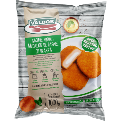 Valdor sajtos korong 1000 g