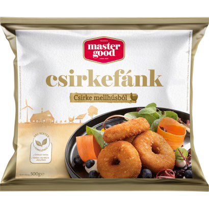 Master Good gyorsfagyasztott, panírozott, elősütött csirkefánk 500 g