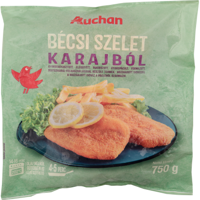 Auchan Kedvenc bécsi szelet karajból 750 g