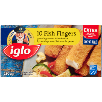 Iglo gyorsfagyasztott halrudacska 10 x 28 g (280 g)