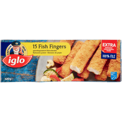 Iglo gyorsfagyasztott halrudacska 15 x 28 g (420 g)