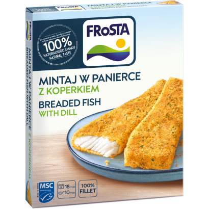 FRoSTA gyorsfagyasztott panírozott halfilé kaporral 2 db 240 g