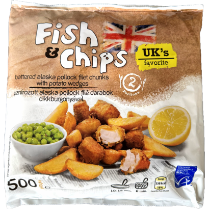 Fish and Chips 500 g
