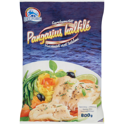 Delforg gyorsfagyasztott pangasius halfilé 800 g