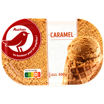 Auchan Kedvenc jégkrém karamell 500 g