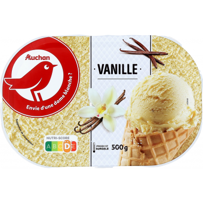 Auchan Kedvenc vanília fagylalt 500 g