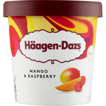 Häagen-Dazs mangós jégkrém málnás öntettel 460 ml