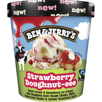 Ben&Jerry's Strawberry Doughnut jégkrém 465 ml