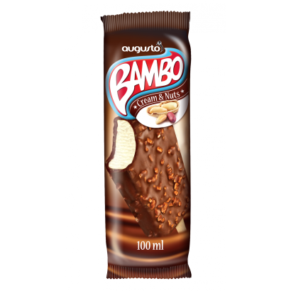 Augusto Bambo tejszínes jégkrém mogyoróval 100 ml