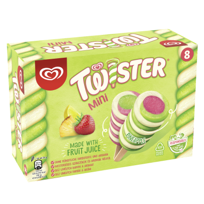Twister Multipack Jégkrém Zöld 8 x 50 ml
