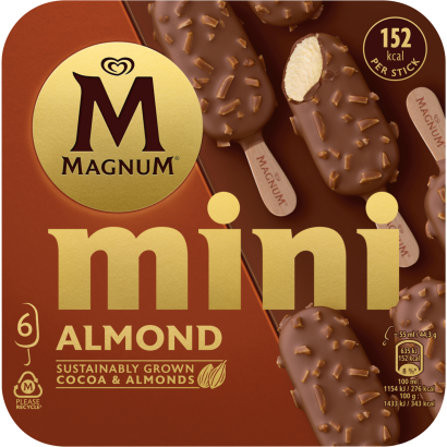 Magnum Mini Multipack Jégkrém Mandula 6 x 55 ml