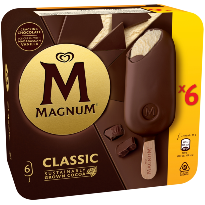 MAGNUM Multipack Jégkrém Klasszik 6 x 100 ml