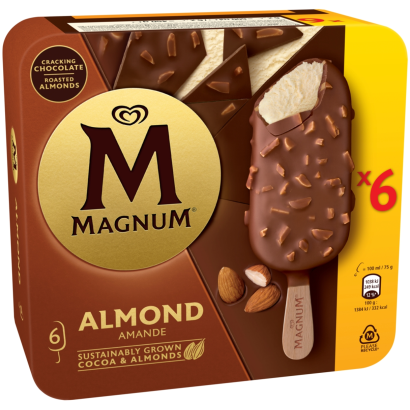 MAGNUM Multipack Jégkrém Mandula 6 x 100 ml