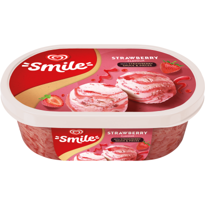 ALGIDA SMILE Jégkrém Eper 900 ml