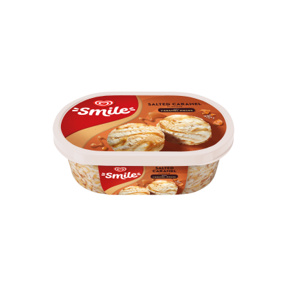 ALGIDA SMILE Jégkrém Sós karamell 900 ml