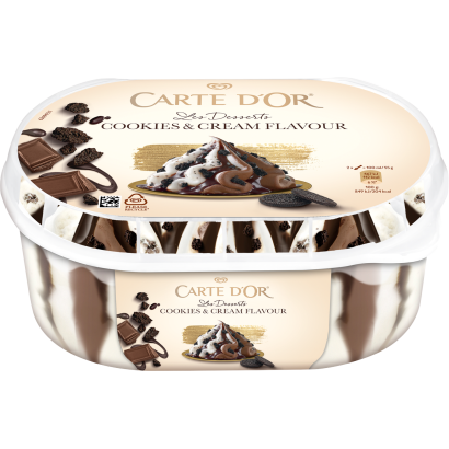CARTE D'OR Jégkrém Csokoládés-Kekszes 825 ml