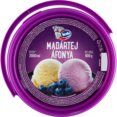 Ledo madártej-áfonya ízű jégkrém 2000 ml