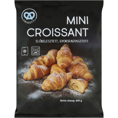 Frigotti előkelesztett, gyorsfagyasztott mini croissant 600 g