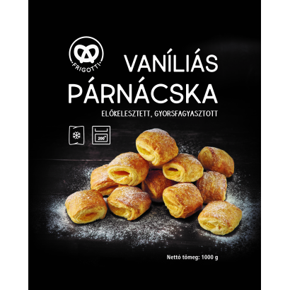 Frigotti előkelesztett, gyorsfagyasztott vaníliás párnácska 1000 g